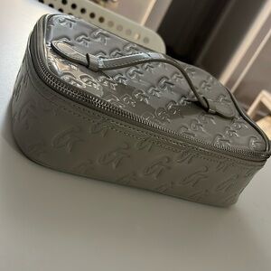 MONOGRAM MEDIUM COSMETIC TOILETRY BAG MIRROR GRAY